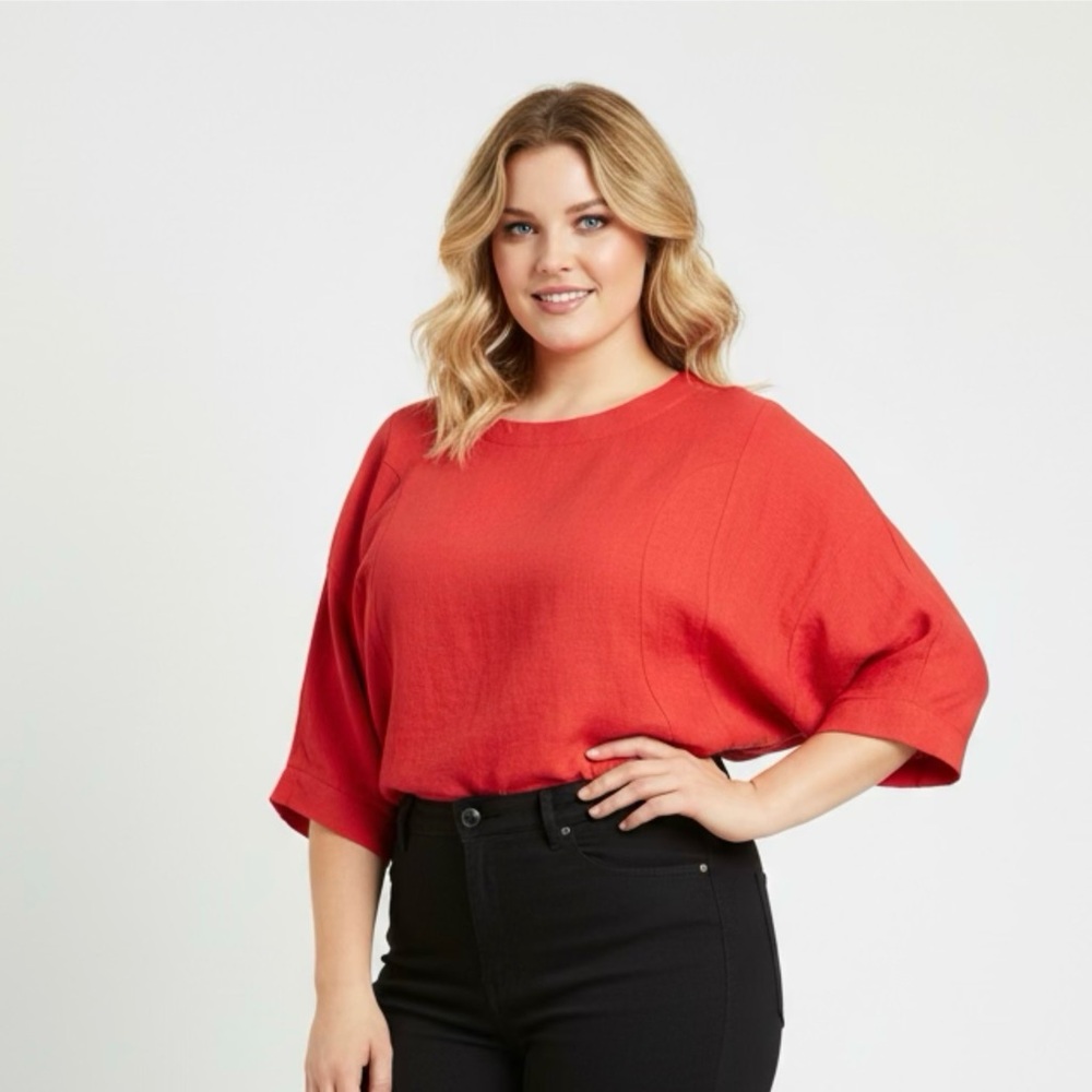 Chic Scarlet Women's Blouse
